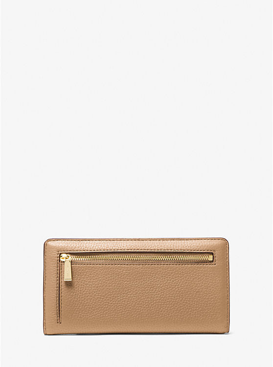 Bryant Large Pebbled Leather Snap-Front Wallet