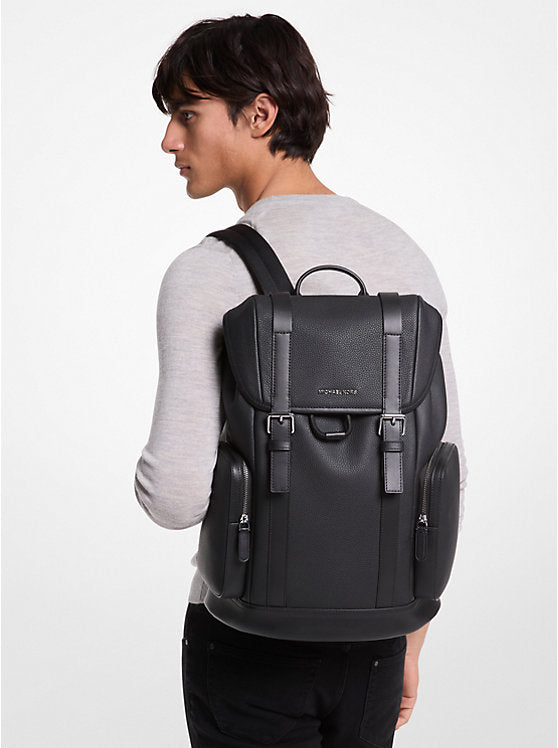 Hudson Pebbled Leather Backpack