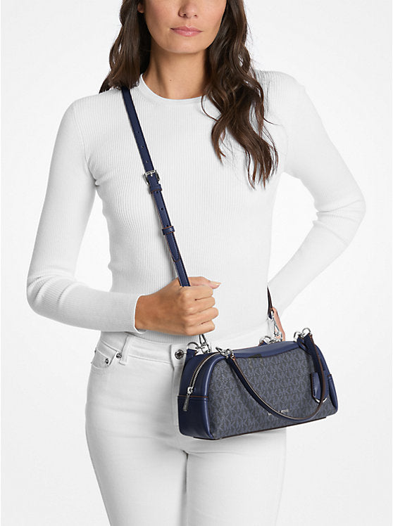 Cecily Small Signature Logo Shoulder Bag