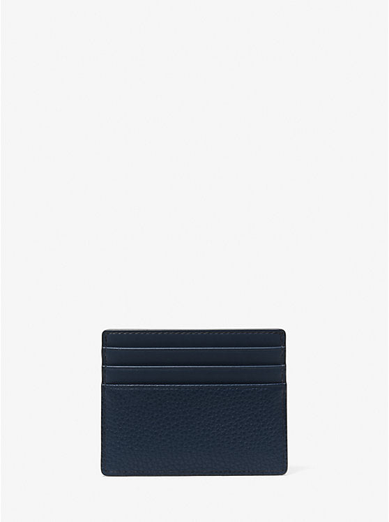 Cooper Pebbled Leather Tall Card Case
