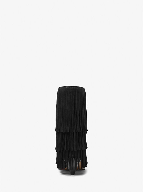 Jayla Suede Fringed Ankle Boot