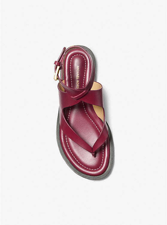 Irene Leather Wrap Sandal