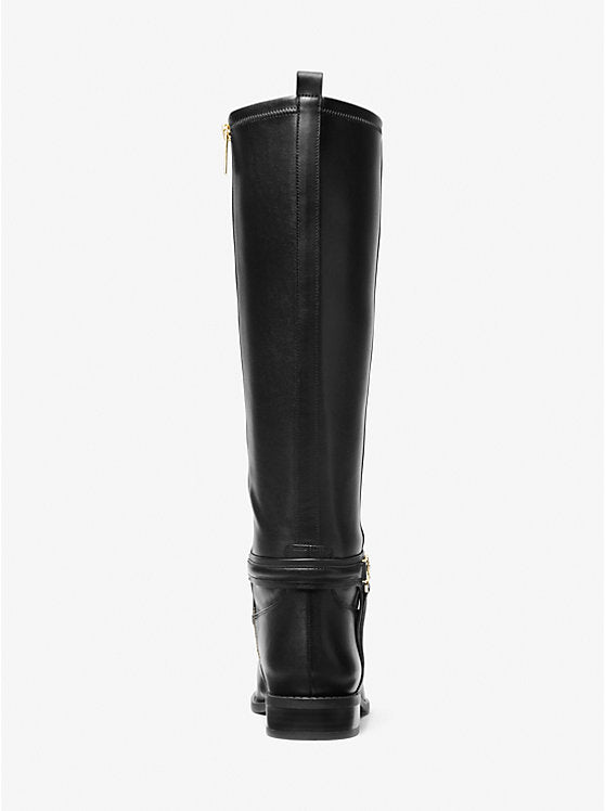 Mindy Leather Wide Calf Boot