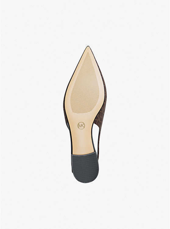 Amali Signature Logo Slingback Flat