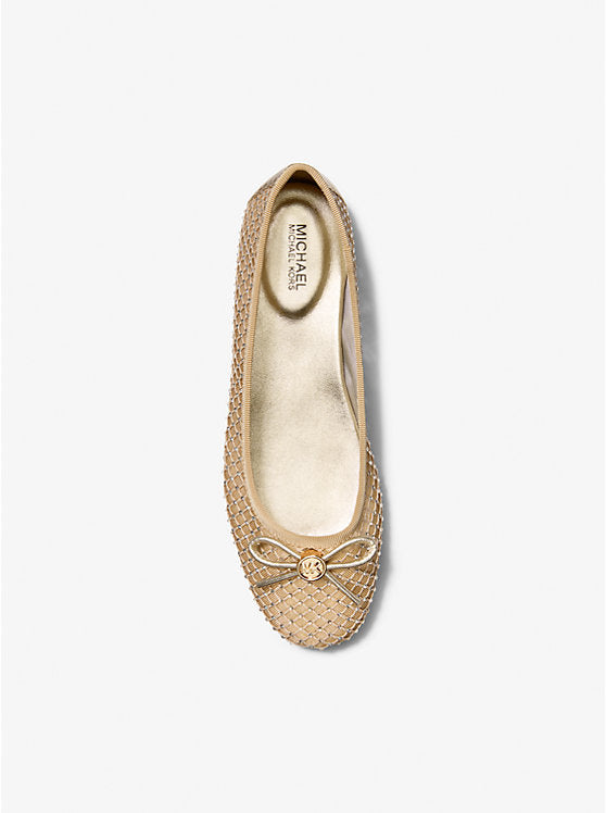 Savannah Embellished Mesh Ballet Flat