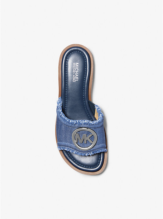 Hannah Denim Slide Sandal