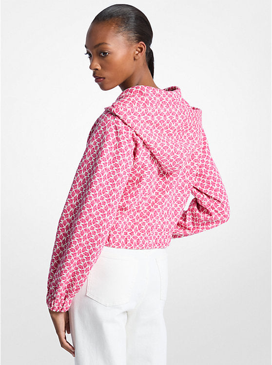 Graphic Logo Cotton Blend Jacket