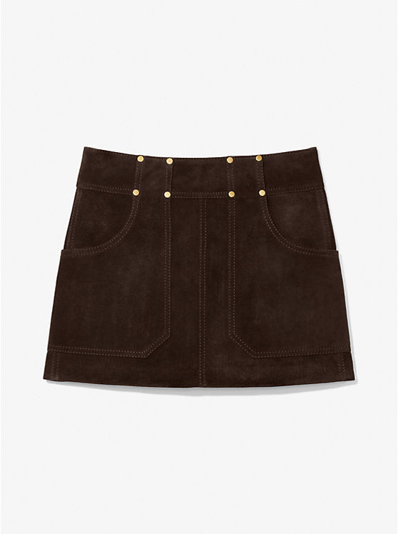 Suede Mini Skirt