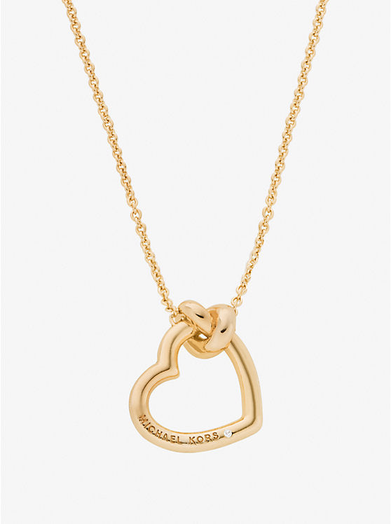 Knotted Heart Necklace