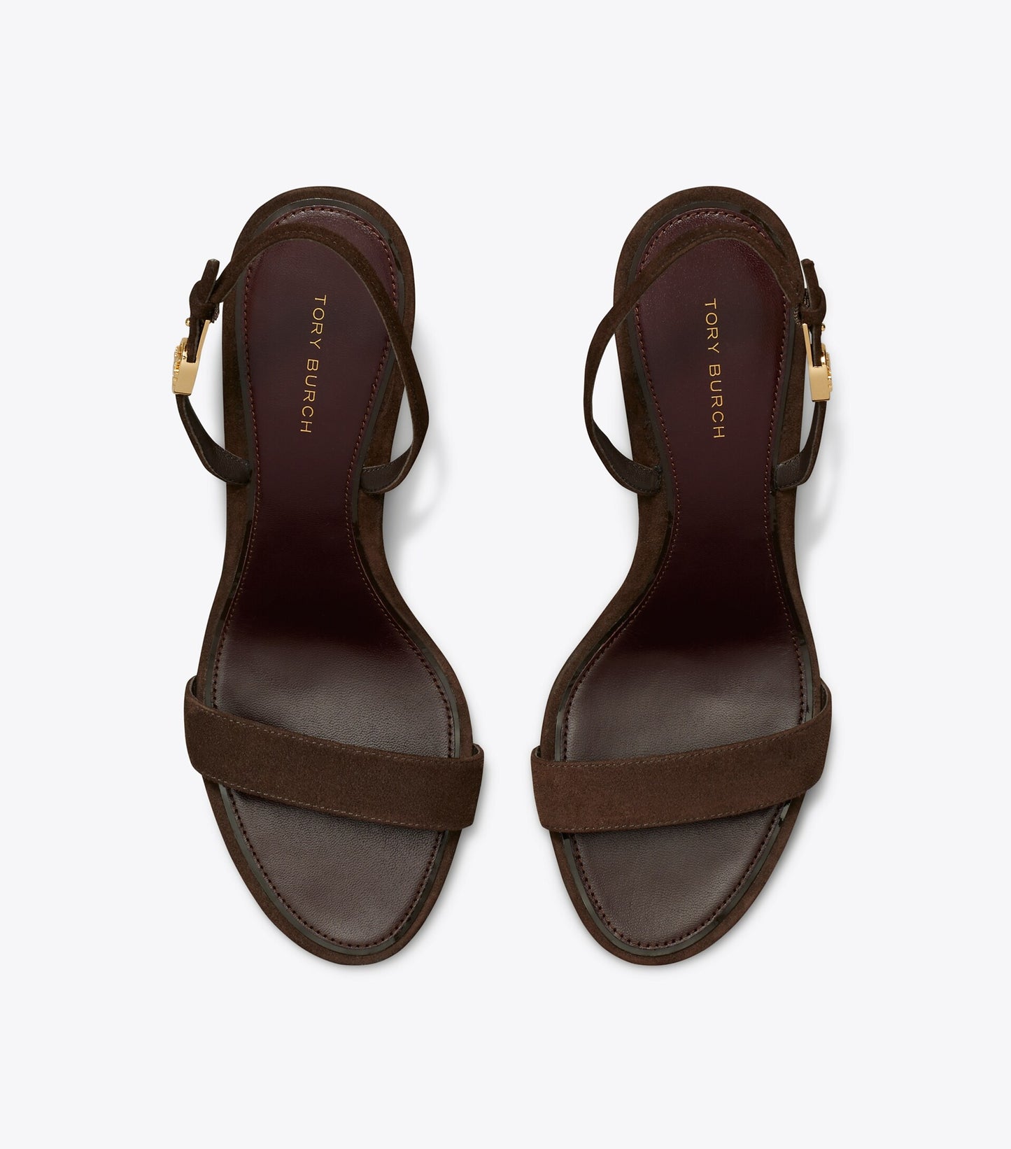 Double T Buckle Heeled Sandal