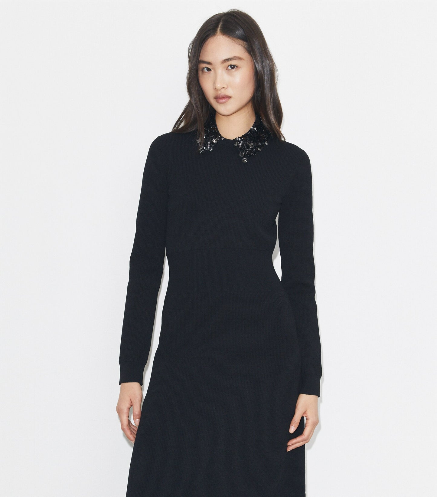 Embellished Collar Dress