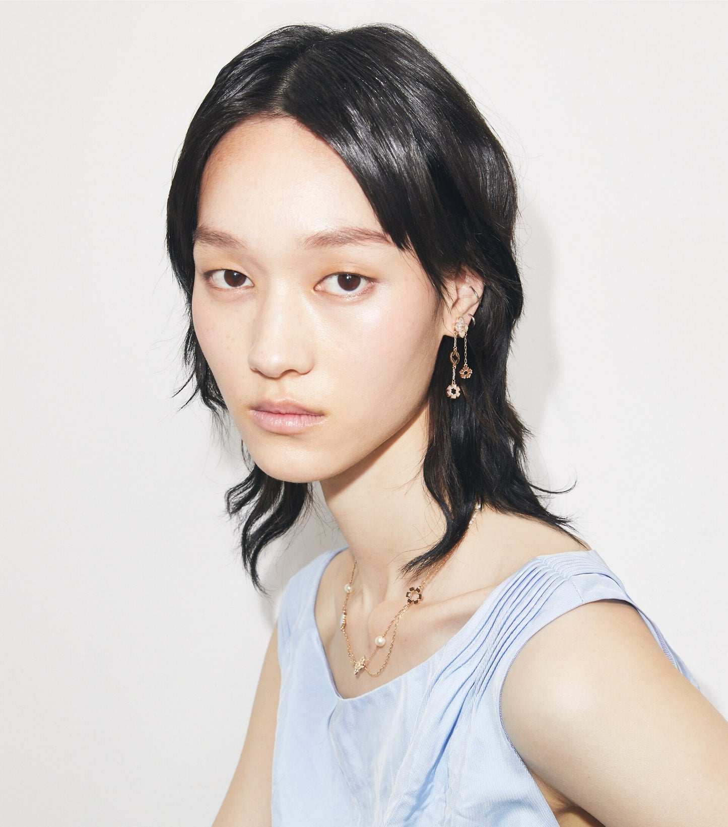 Forget Me Not Layered Necklace