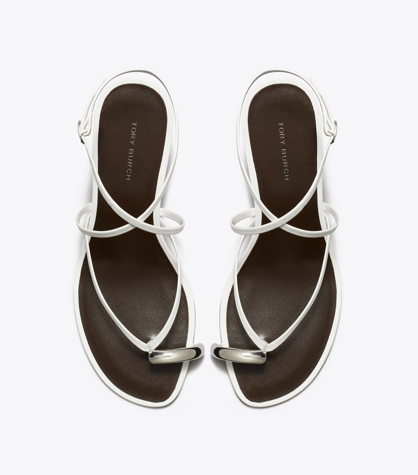 Pierced Multi-Strap Heeled Sandal