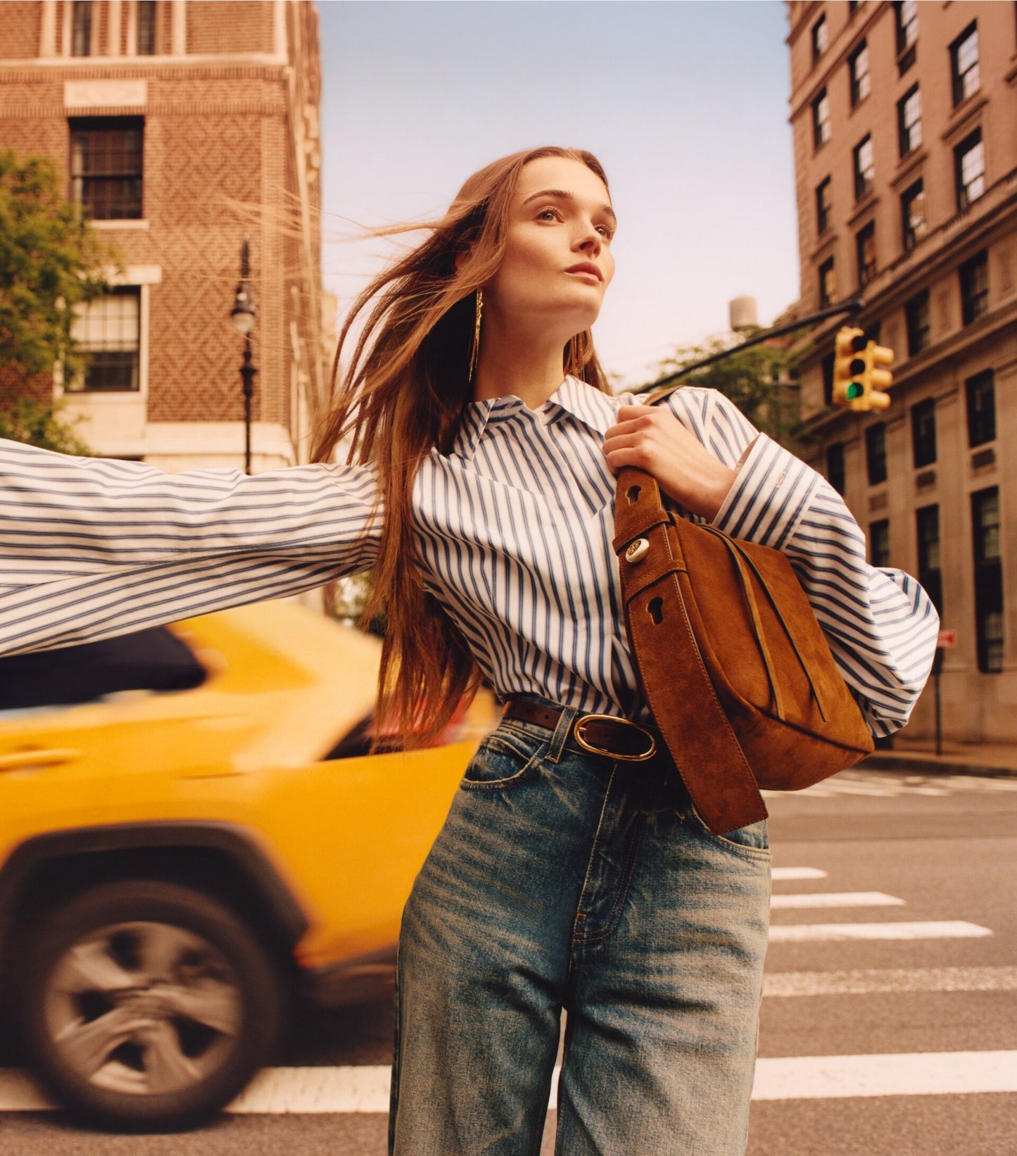 Romy Suede Shoulder Bag