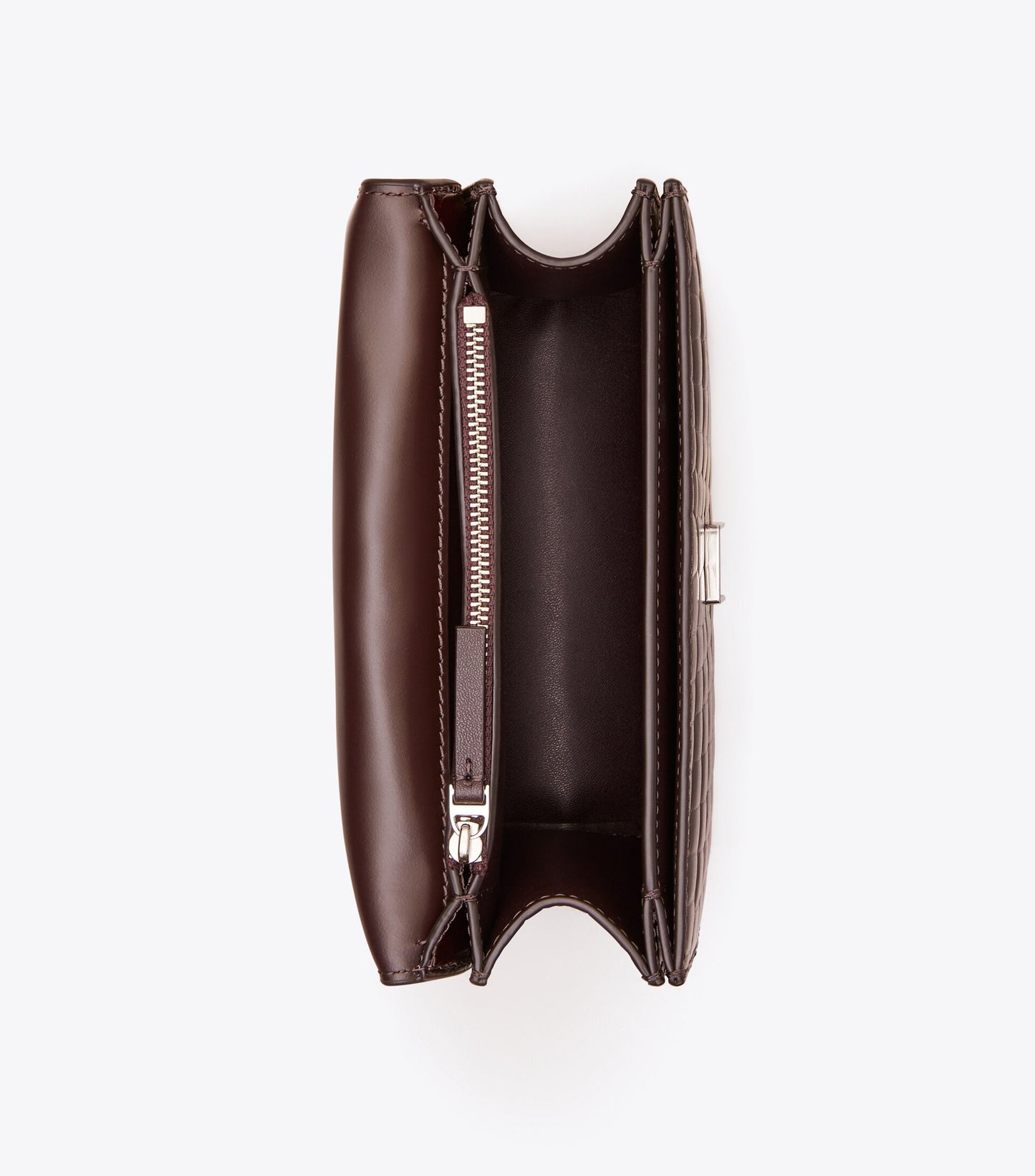 Small Eleanor Croc-Embossed Shoulder Bag