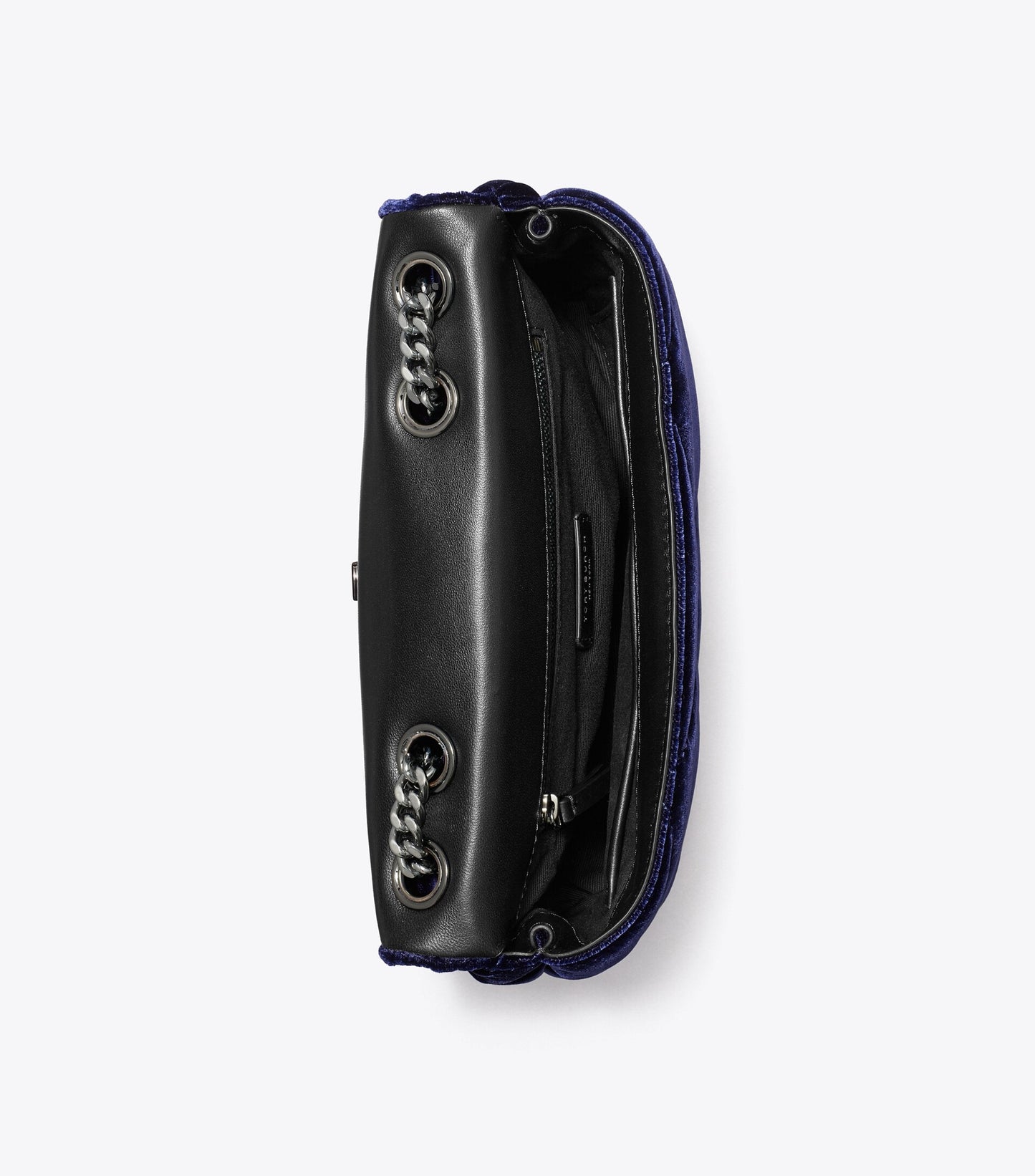 Small Kira Diamond Quilt Velvet Pavé Shoulder Bag