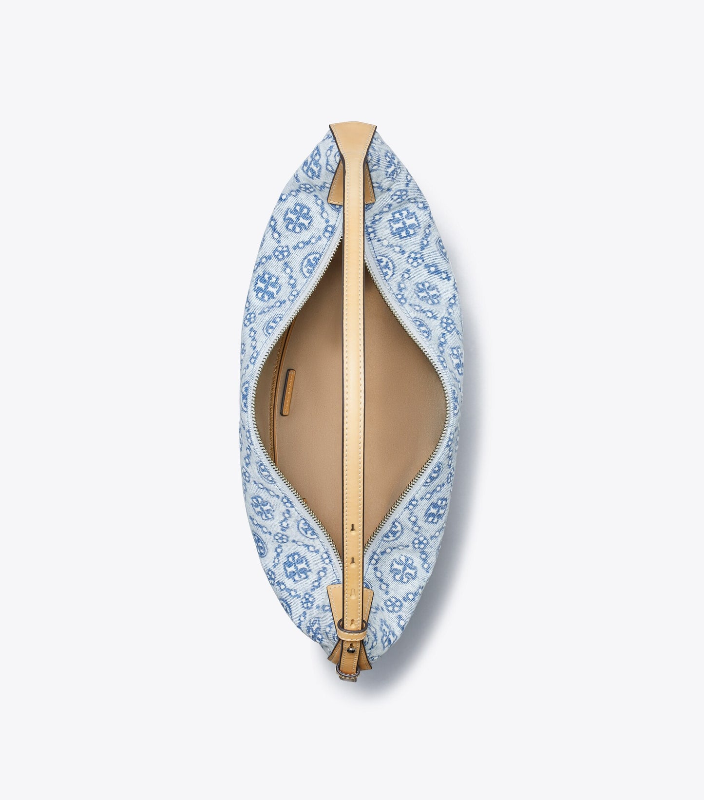 T Monogram Denim Balloon Bag