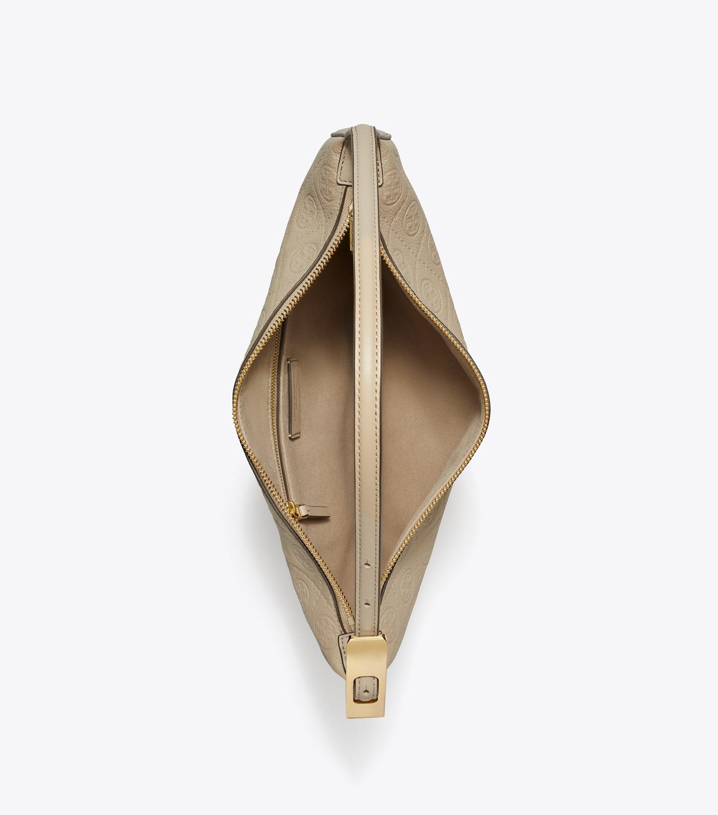 T Monogram Pebbled Small Balloon Bag