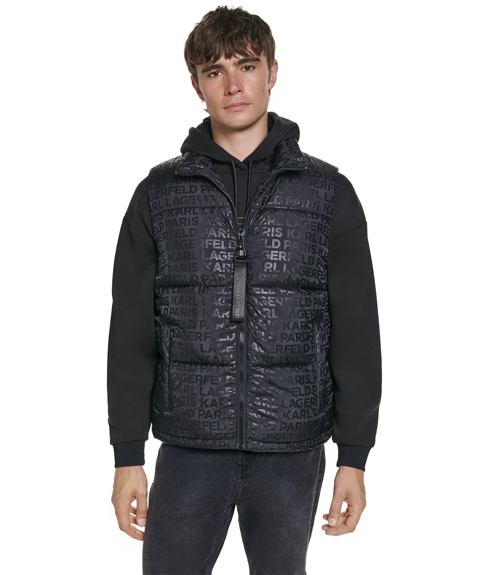 SIGNATURE VEST in Black Logo