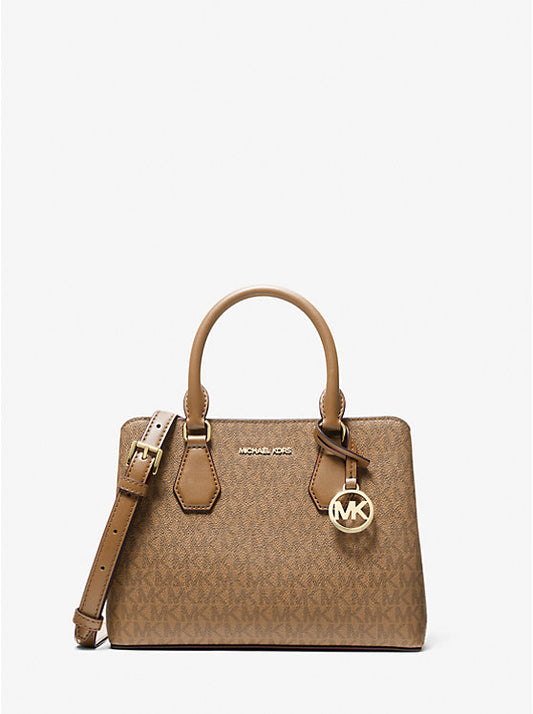 Camille Small Signature Logo Satchel