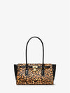Hamilton Moderne Small Leopard Print Calf Hair Satchel
