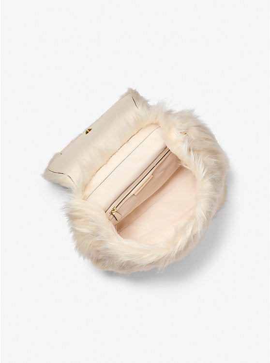 Quinn Medium Faux Fur Backpack