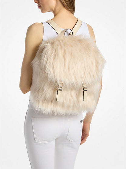 Quinn Medium Faux Fur Backpack
