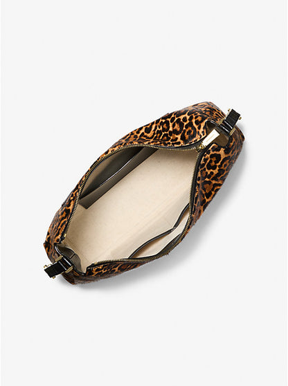 Nolita Medium Leopard Print Calf Hair Shoulder Bag