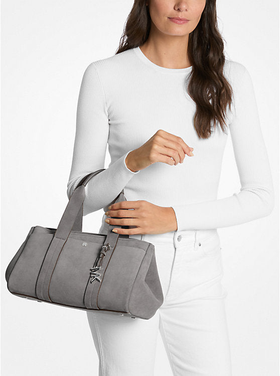 Romee Small Suede Satchel