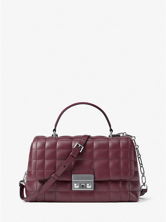 Tribeca Medium Quilted Leather Satchel