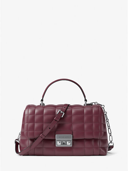 Tribeca Medium Quilted Leather Satchel