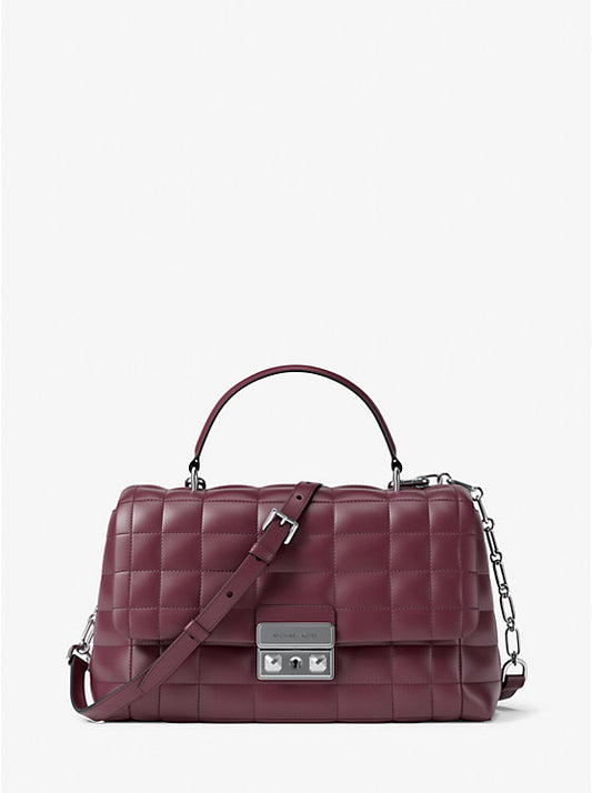 Tribeca Medium Quilted Leather Satchel
