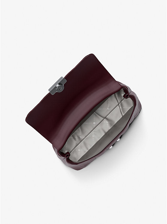 Tribeca Medium Quilted Leather Satchel