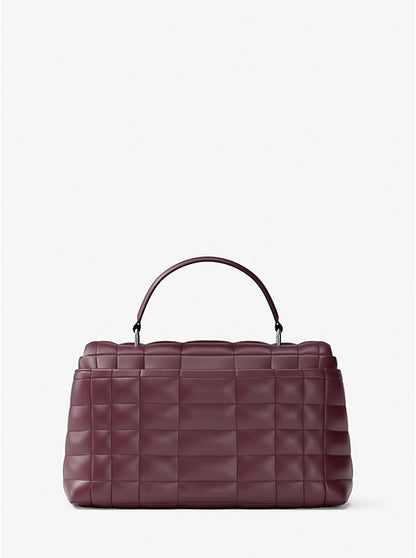 Tribeca Medium Quilted Leather Satchel