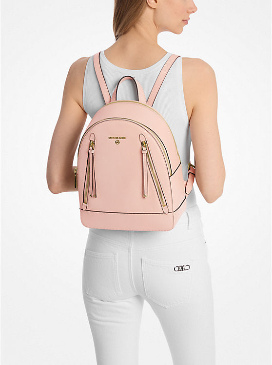 Brooklyn Medium Pebbled Leather Backpack