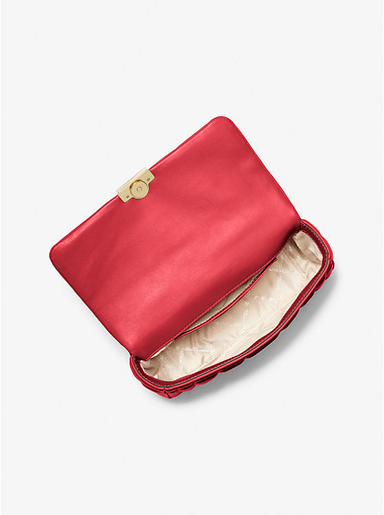 Tribeca Large Quilted Leather Shoulder Bag