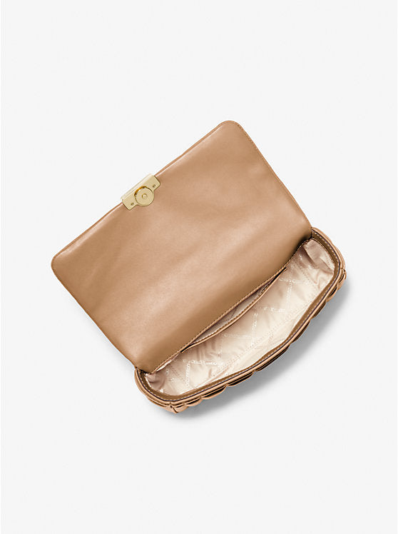 Tribeca Large Quilted Leather Shoulder Bag