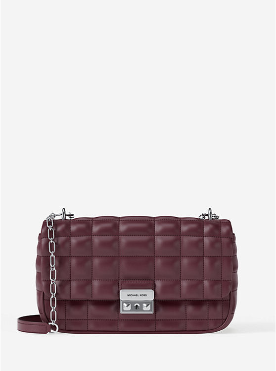 Tribeca Large Quilted Leather Shoulder Bag