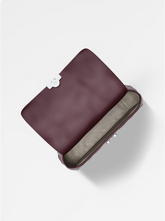 Tribeca Large Quilted Leather Shoulder Bag