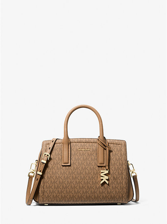 Laila Small Signature Logo Satchel