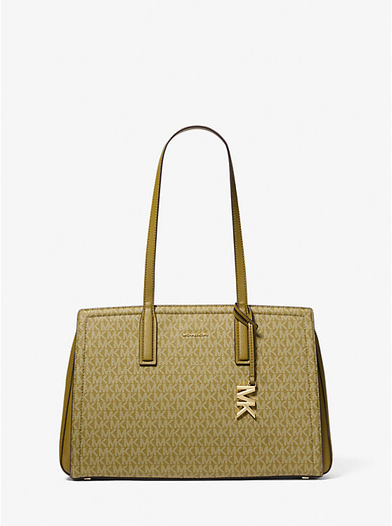 Laila Medium Signature Logo Tote Bag