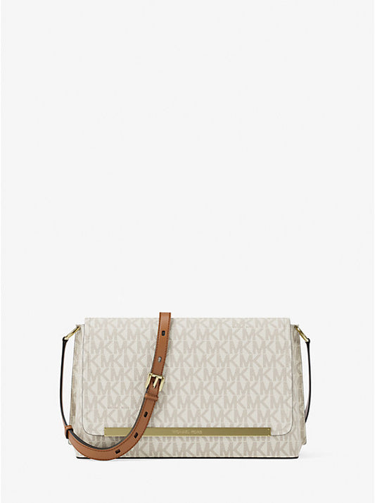 Evelyn Medium Signature Logo Crossbody Bag