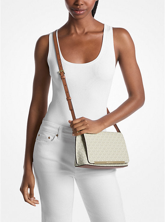 Evelyn Medium Signature Logo Crossbody Bag