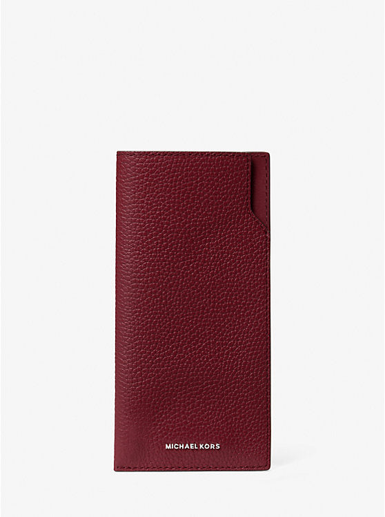 Jet Set Pebbled Leather Sunglass Case