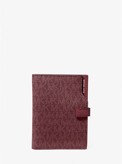 Jet Set Signature Logo Passport Wallet