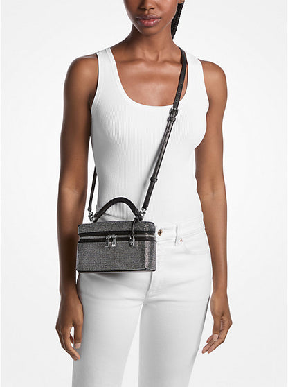 Jana Extra-Small Embellished Suede Convertible Crossbody Bag