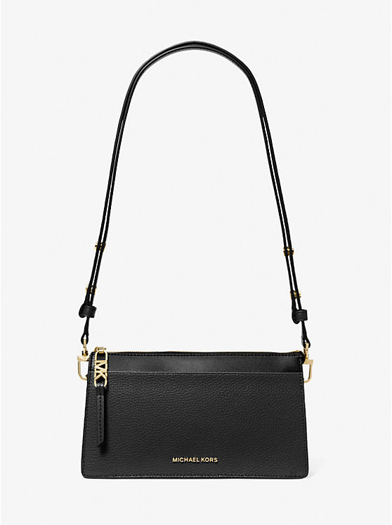 Empire Large Leather Convertible Crossbody Bag