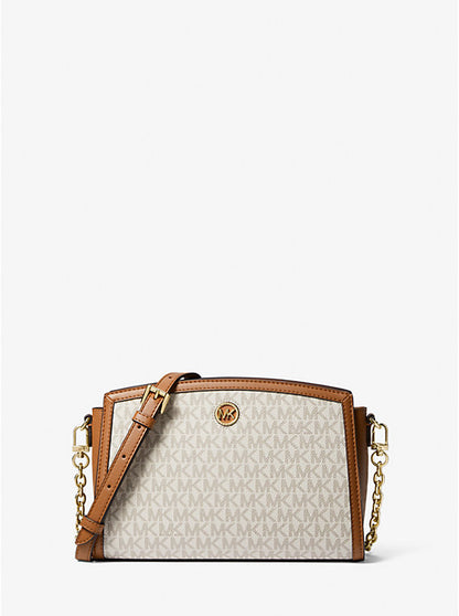 Chantal Large Signature Logo Messenger Bag