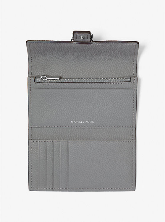 Nolita Medium Pebbled Leather Tri-Fold Wallet