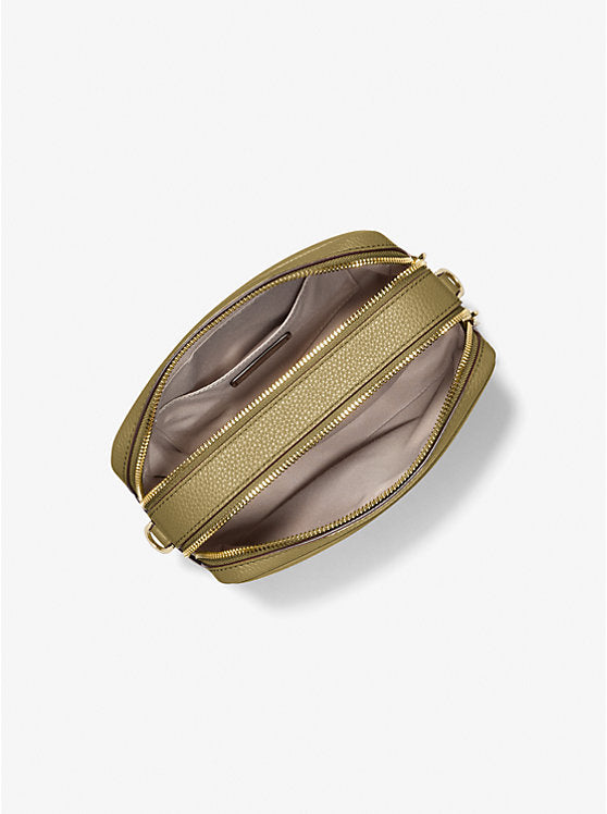 Bryant Medium Pebbled Leather Camera Crossbody Bag